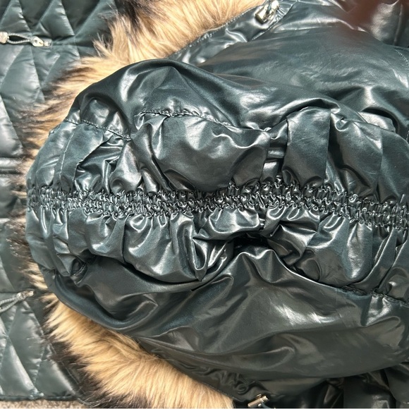 Eddie Bauer Premium Goose Down Filled Quilted Jacket size small - Picture 12 of 14